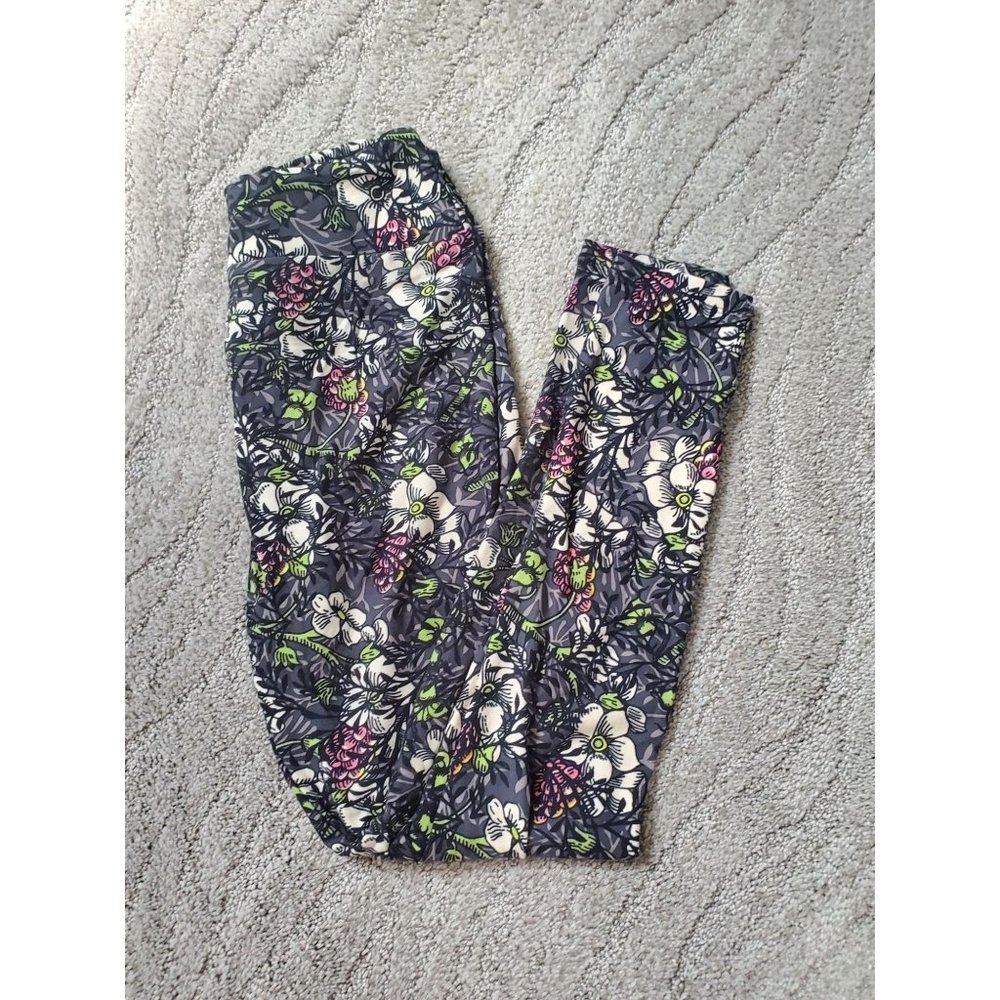 Lularoe Leggings One Size Floral Pattern